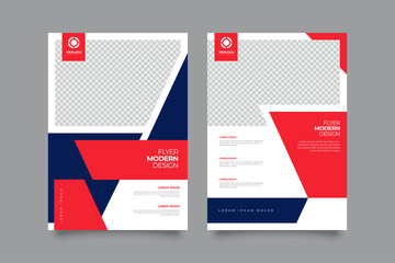 Poster flyer pamphlet brochure cover design layout space for photo background, vector illustration template in A4 size