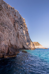 Incredible cliff structure near Porto Vromi Maries