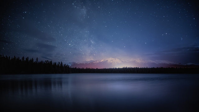 Anette Lake, Jasper Alberta Kanada travel destination