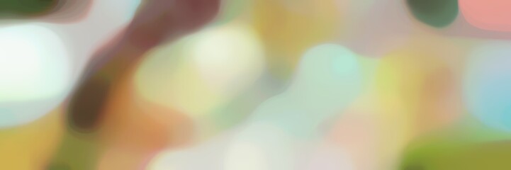 centered blurred bokeh horizontal banner background bokeh graphic with tan, pastel brown and light gray colors space for text or image