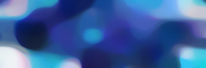 centered blurred horizontal banner background texture with dark slate blue, light steel blue and medium turquoise colors and space for text or image