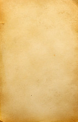 Vintage paper texture, beige, brown, grunge, old paper, page, spots, streaks, space for text