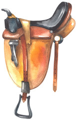 Saddle for a horse © Poltavska
