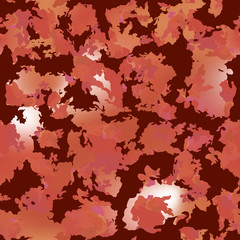 UFO camouflage of various shades of pink, red and white colors