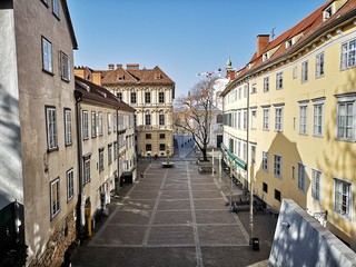 Fototapeta na wymiar Graz Schloßbergplatz, Altstadt, Sehenswürdigkeiten