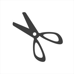 Scissors icon isolated on white background vector. EPS 10
