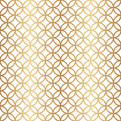 Chinese and Japanese style. Traditional oriental. Golden asian oriental background. China gold ornament. Elegant design gold foil for prints. Seamless pattern star. Abstract stars. Culture texture