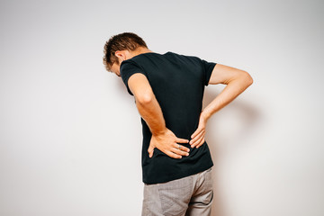 man with backache