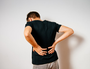man with backache