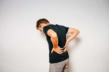 man with backache