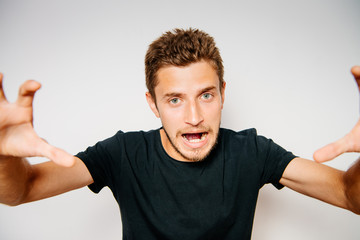 Fototapeta premium Man angry
