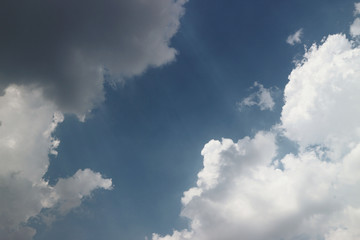 blue sky with clouds for background.