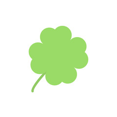 Fototapeta premium Leaf quatrefoil color icon. Simple color vector elements of religious holiday for ui and ux, website or mobile application