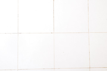 Indoor broken white ceramic floor