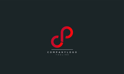 PS SP P S  Letter Logo Alphabet Design Template Vector