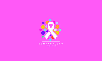 An abstract cancer logo design