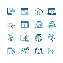 Service Tools Vector icon set