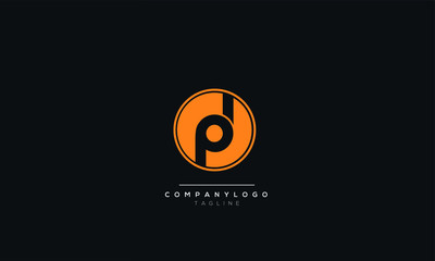 pd dp p d Letter Logo Alphabet Design Template Vector