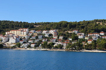 Naklejka na ściany i meble Croatia views between Trogir and Split
