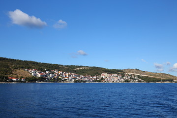 Fototapeta premium Croatia views between Trogir and Split