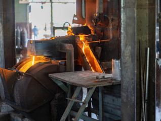 Casting, melting, molding and foundry. The most widely used non reusable mold method is sand...