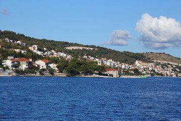 Croatia views between Trogir and Split