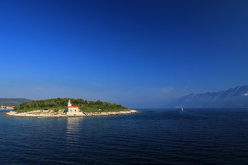 Lighthouse in Sucuraj on Hvar island, Croatia