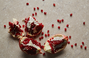 pomegranate fruit explosion