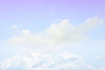 Blue sky white cloud white background. Beautiful sky and clouds in the afternoon.