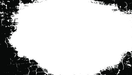 Scratched Frame. Grunge Urban Background Texture Vector. Dust Overlay. Distressed Grainy Grungy Framing Effect. Distressed Backdrop Vector Illustration. EPS 10.