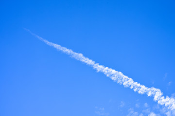 Blue sky white clouds for background