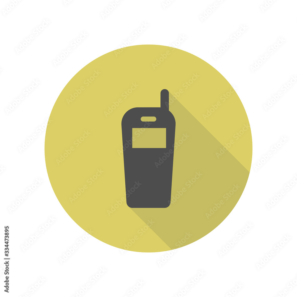 Aufkleber casserole long shadow icon. simple glyph, flat vector of web icons for ui and ux, website or mobile 