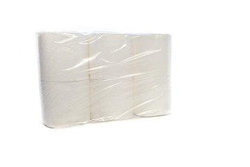 6 rolls of toilet paper