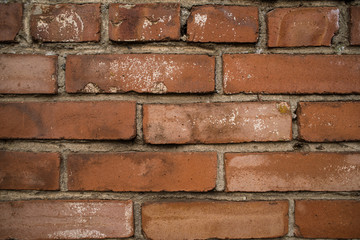 Texture brick masonry made of red brick