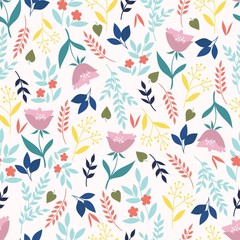 Botanical seamless pattern.