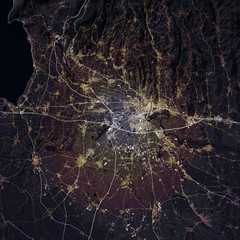 Map Verona city. Italia