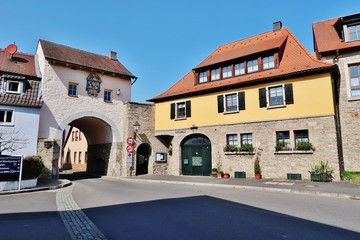 Fototapeta na wymiar Eibelstadt, Ochsenfurter Tor