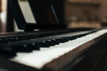 Piano keyboard musical ins.Piano keyboard