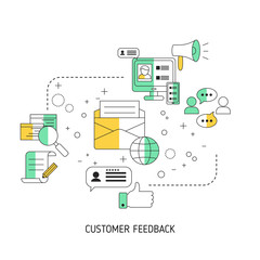Customer feedback concept