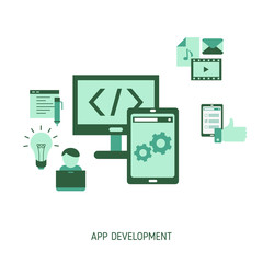 App development and design concept