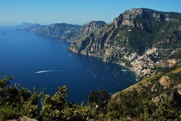 Fototapeta na wymiar Amalfi Coast The Path of Gods