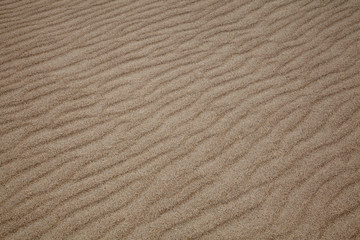 Beach, sand with structure.