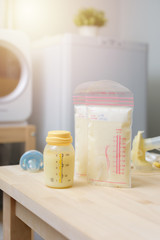 Frozen breast milk