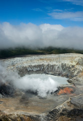 The Poas Volcano. Costa Rica.