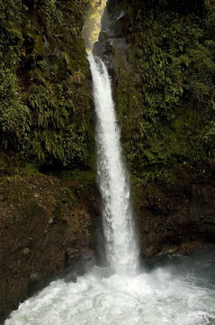 Waterfall La Paz In Costa Rica.