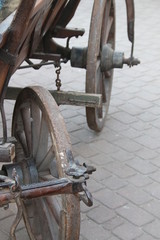 Old wooden cart