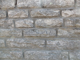 Grey brick wall for the background