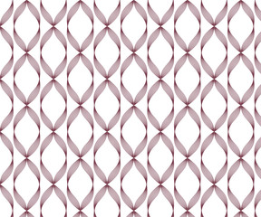 Fototapeta premium Linear vector pattern, repeating petals