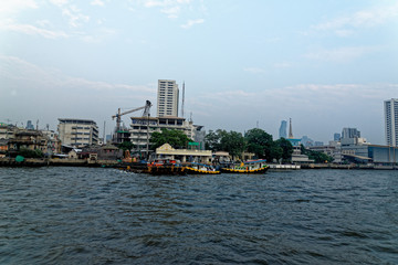Fototapeta premium Bangkok's Chao Phraya River in Thailand