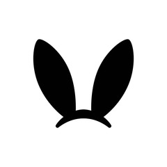 Bunny Ears . Bunny ears icon. Isolated. Vector